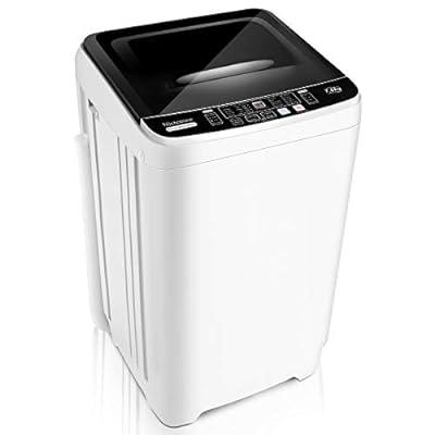 Spurgehom Portable Washing Machine,17.6 lbs Mini Washing Machine Washer(11  lbs) & Spiner(6.6 lbs),Washer and Dryer Combo with Premium Metal Bucket for