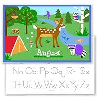 Algopix Similar Product 1 - Camping Personalized Placemat for Kids