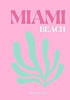 Algopix Similar Product 19 - Miami Beach NOTEBOOK  Pink and