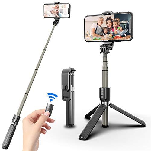 Lusweimi 60-Inch Tripod for ipad iPhone, Camera Tripod for Phone with 2 in  1 Tripod Mount Holder for Cell Phone/Tablet/Webcam/Gopro, Tripod with Carry