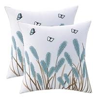 Algopix Similar Product 13 - LUOYEHK Embroidered Throw Pillow Covers