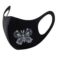 Algopix Similar Product 5 - Nopeak Black Reusable Face Bandanas