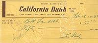 Algopix Similar Product 3 - Les Paul Signed Auto 1947 Bank Check