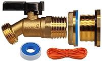Algopix Similar Product 6 - RAINPAL RBS022 Brass Rain Barrel