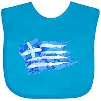 Algopix Similar Product 11 - inktastic Abstract Greek Flag Baby Bib