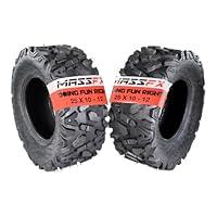 Algopix Similar Product 2 - 2 Rear 25x1012 KT MASSFX TIRE SET ATV