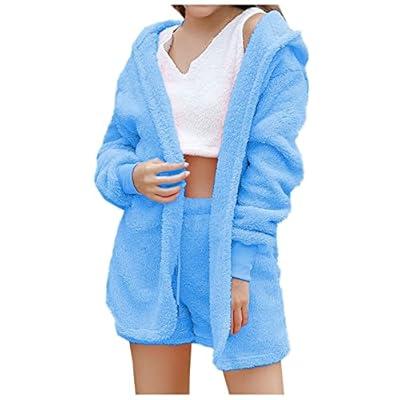 Women's Flannel Sherpa Fleece Lined Long Robe