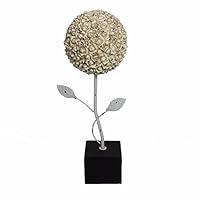 Algopix Similar Product 14 - Benjara Polyresin Topiary, Off White