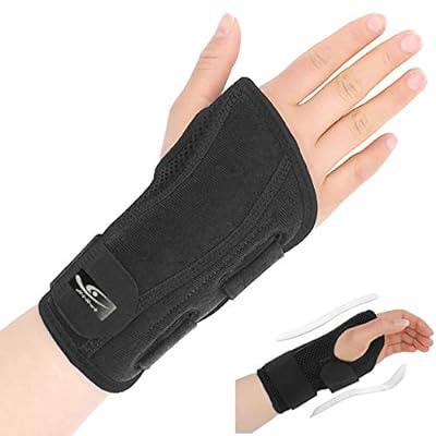 FREETOO 2 Pack Wrist Brace for Carpal Tunnel Relief for Night Sleep, Wrist  Support with Strong Compression for Women Men, Adjustable Hand brace Fits  Right Left Hand for Arthritis Tendonitis : 