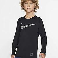 Algopix Similar Product 17 - Nike Boys Pro Top BlackWhite Size