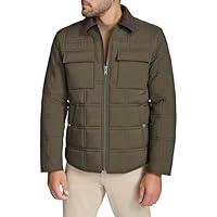 Algopix Similar Product 5 - ANDREW MARC Men's Quilted Jacket, Jungle