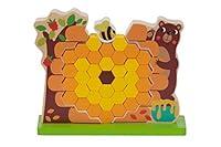 Algopix Similar Product 6 - Toysters Wooden PushABrick Honeycomb