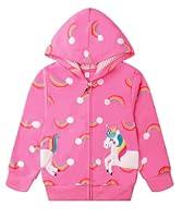 Algopix Similar Product 12 - Akyzic Toddler Girl Zip Up Hoodie