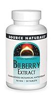 Algopix Similar Product 16 - Source Naturals Bilberry Extract 50 mg