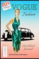 Algopix Similar Product 11 - VINTAGE VOGUE Fashion Sketchbook