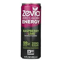 Algopix Similar Product 16 - ZEVIA DRINK ENERGY RASPBRY LM  Pack
