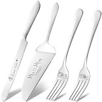 Algopix Similar Product 15 - Wedding Cake Knife and Server Set Mr