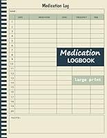 Algopix Similar Product 10 - Medication Log Book Simple Medication