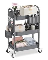 Algopix Similar Product 5 - ALVOROG 3 Tier Rolling Cart with DIY