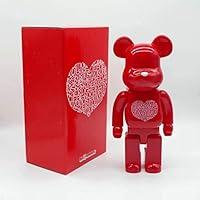 Algopix Similar Product 10 - Bearbrick Red Love Couple Model Action