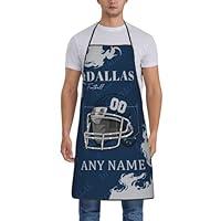 Algopix Similar Product 13 - FOQKMSTO Custom Dallas Apron Add Name