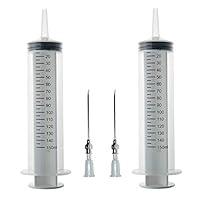Algopix Similar Product 14 - 2Pcs150ml Syringe 150cc