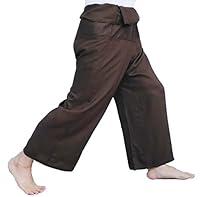 Algopix Similar Product 11 - Brown Rayon  Men Women Thai Fisherman