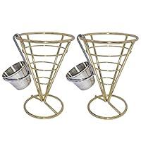 Algopix Similar Product 11 - MIAO JIN 2Pcs French Fries Stand Cone