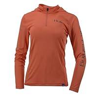 Algopix Similar Product 16 - Huk Womens Icon X Hoodie UPF 50