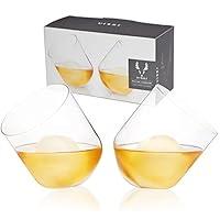 Algopix Similar Product 18 - Viski Rolling Crystal Whiskey Tumblers
