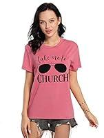 Algopix Similar Product 8 - YUYUEYUE Take Me to Church T Shirt