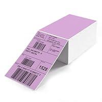 Algopix Similar Product 20 - YIKIADA Purple Direct Thermal Labels 4