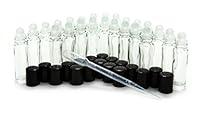 Algopix Similar Product 18 - Vivaplex 24 Clear 10 ml Glass Roll on