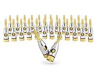 Algopix Similar Product 10 - Ocelot Banana Plugs 24k Gold Plated