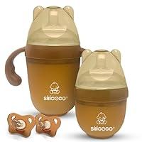 Algopix Similar Product 20 - Baby Bottles 2 Pack with Pacifiers 