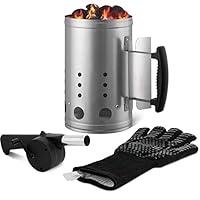 Algopix Similar Product 2 - Charcoal Chimney Starter Set Charcoal