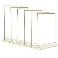 Algopix Similar Product 13 - 6Pack 5x7 Acrylic Menu HoldersClear