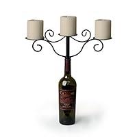 Algopix Similar Product 15 - Wine Enthusiast Wine Bottle Candelabra