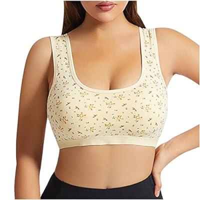 Women's Thin Bra with No Steel Ring Small Chest Large Size Gathered Breasts  Comfortable and Women Bras Plus Size Sexy at  Women's Clothing store