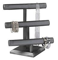 Algopix Similar Product 20 - SSWBasics Gray Jewelry Display - 3-Tier