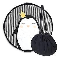 Algopix Similar Product 12 - Soft Baby Play Mat and Toy Storage