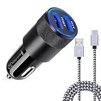 Algopix Similar Product 20 - 54A30W Fast Car Charger Type C 6ft
