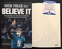 Algopix Similar Product 13 - Nick Foles Signed Book Believe It BAS