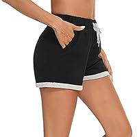 Algopix Similar Product 20 - Aiboria Women Shorts Lounge Folded Hem
