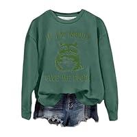 Algopix Similar Product 14 - joysale Sweatshirt Women If Im Moody