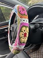 Algopix Similar Product 16 - YDMZZB Crochet Galsang Flower Car