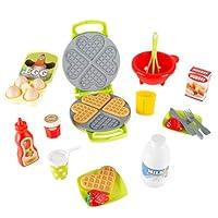 Algopix Similar Product 1 - Hey Play Kids Toy Waffle Iron Set