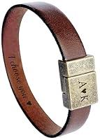 Algopix Similar Product 20 - Leather Bracelet for Men Personalized