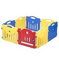 Algopix Similar Product 17 - Adjustable Baby Playpen 8 Panel Playard