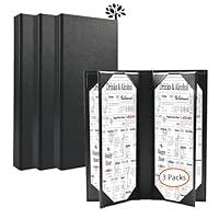 Algopix Similar Product 12 - 3 Segment Menu Holder Menu Covers Four